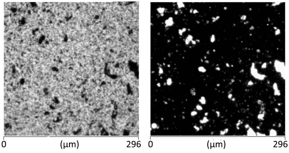 Particle data collection efficiency
